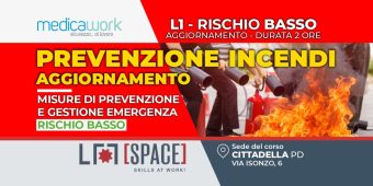 Aggiornamento Prevenzione Incendi – L1 Rischio Basso
